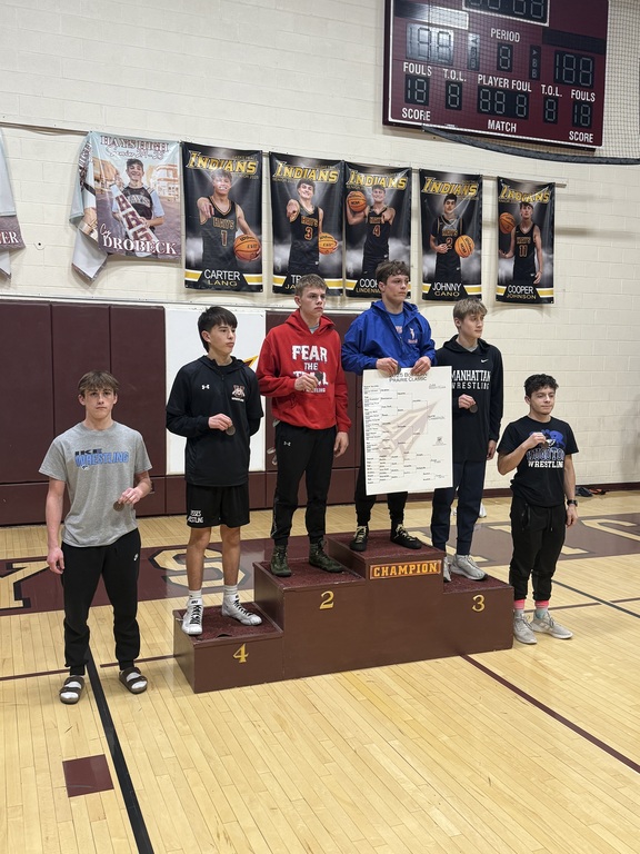 Congratulations to Osten Kuehn on medaling yesterday at the Bob Kuhn Prairie Classic Wrestling tournament in Hays!