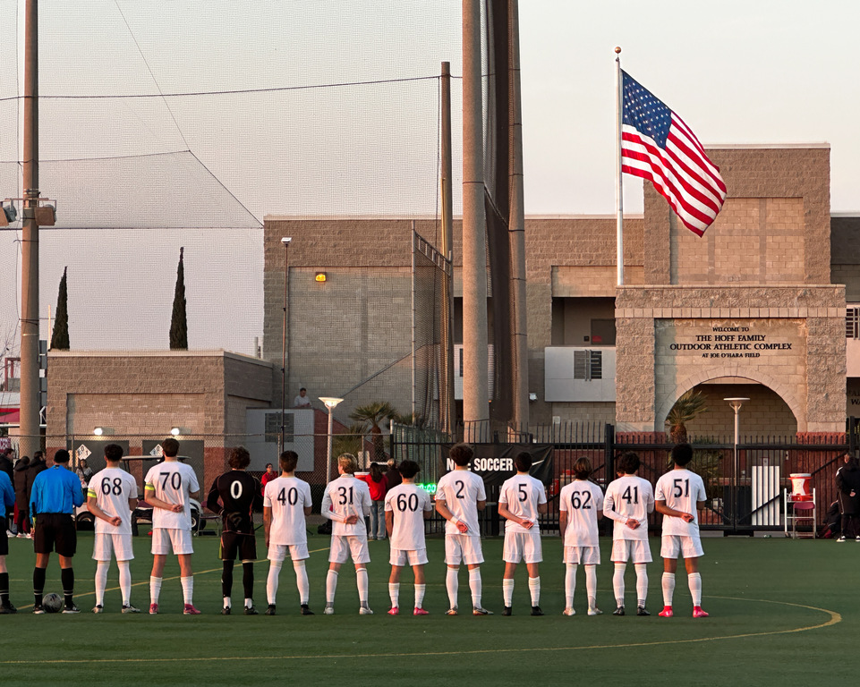 Pre match National Anthem