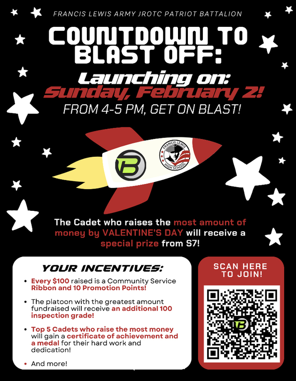 Get ready for the Drill Tournament and to Blast Off!!!