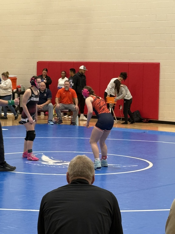 Lily facing off at the Zone qualifier girls tournament