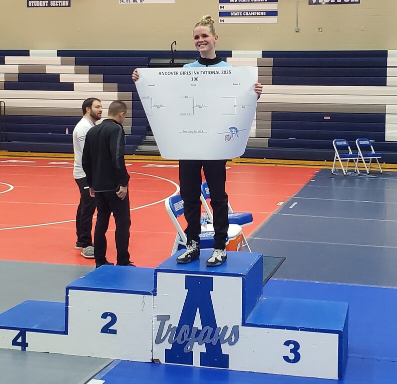 Congratulations to Sadie 1st at Andover tournament!
