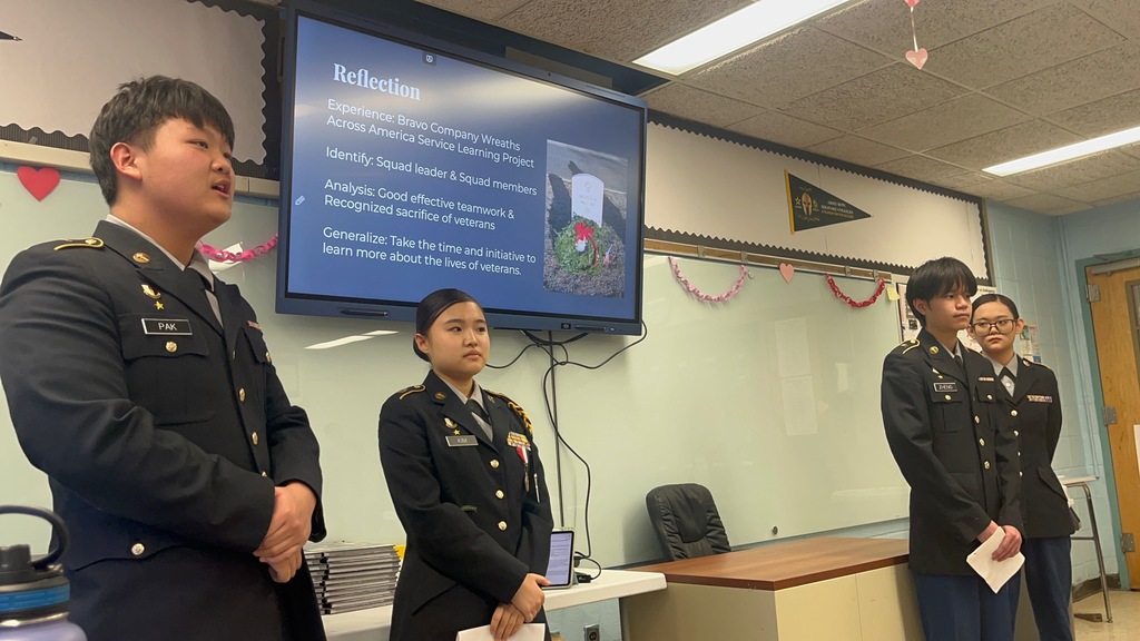 Leaders reflect on their service learning experience