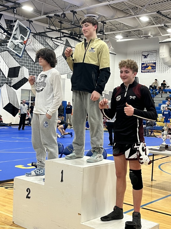 Stephen Mikel punching his ticket to the state tournament!!!
