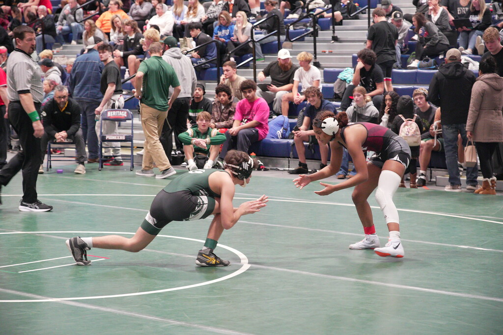Saryah holding her ground.