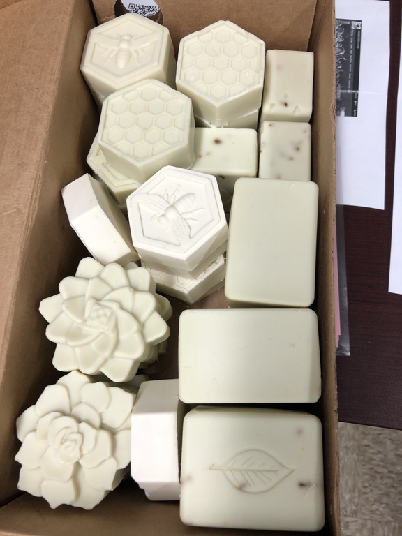 Soap out of the molds