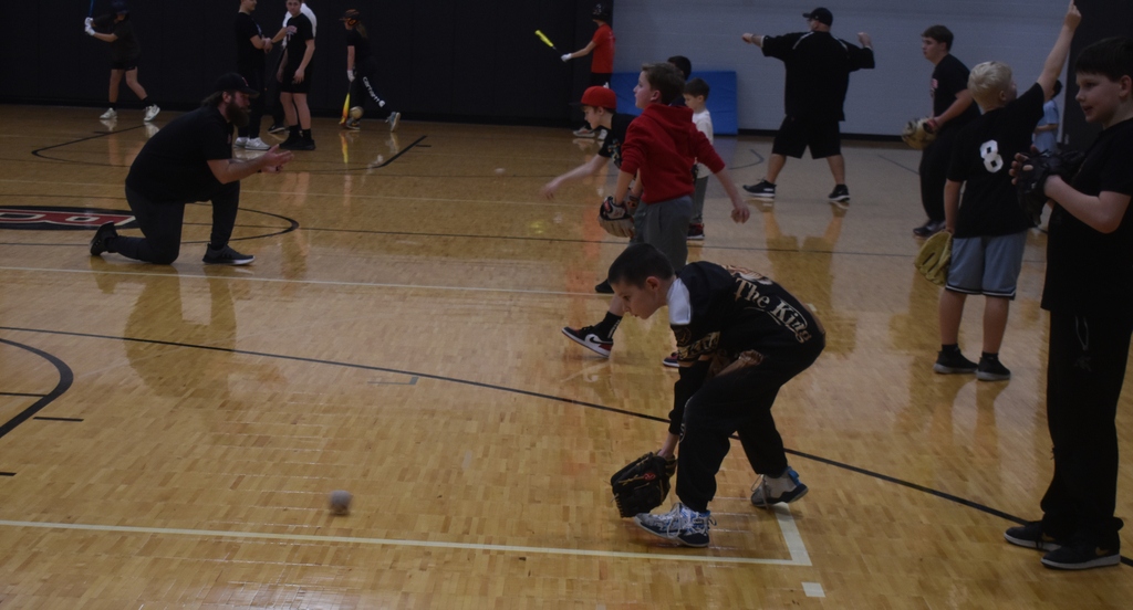 26 Future Bruins attended tonight's baseball clinic in the Sutton Center. 32 overall have attended the first 2 weeks. We have 2 weeks remaining which are March 3rd from 5:45-7:30pm and March 10th from 5:30-8:30pm which includes the make-up for the cancele