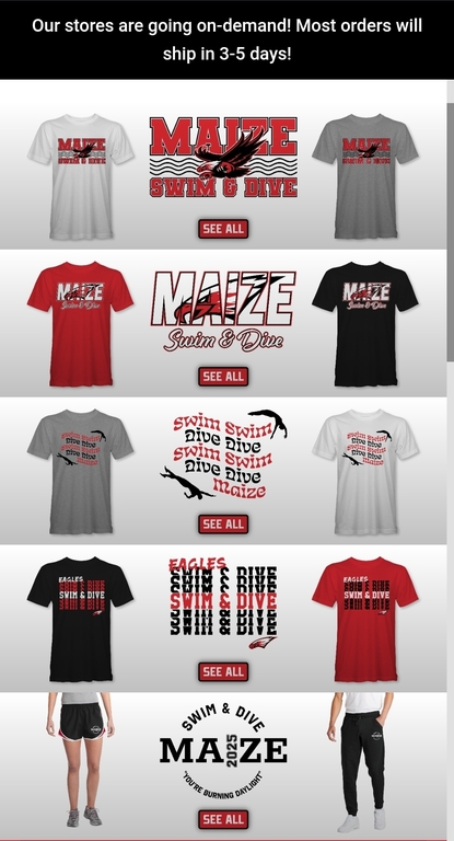 Swim apparel link. https://distinctlocker.com/maize_high_swimming/shop/home