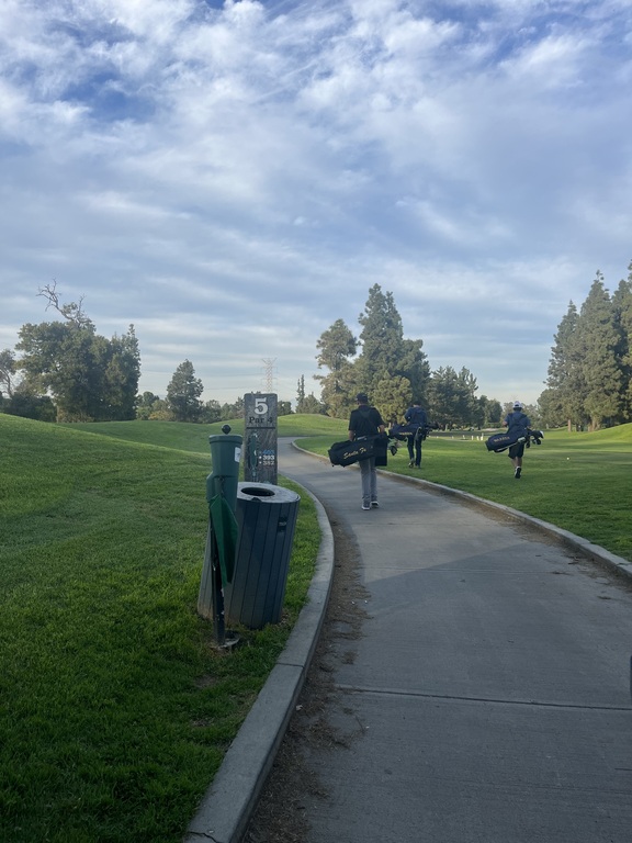 Vladimir on hole 5!