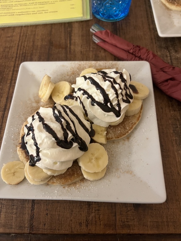 Lily and I had some delicious pancakes!!