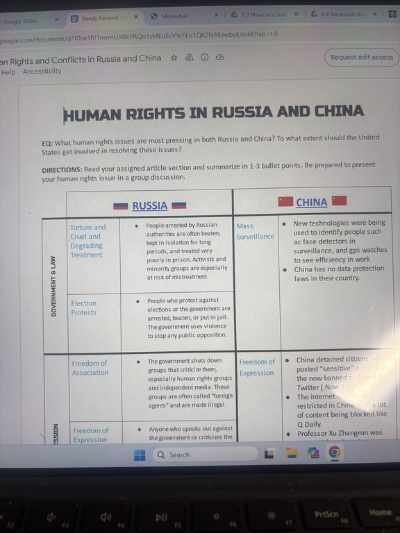 Finished the assignment with Randy