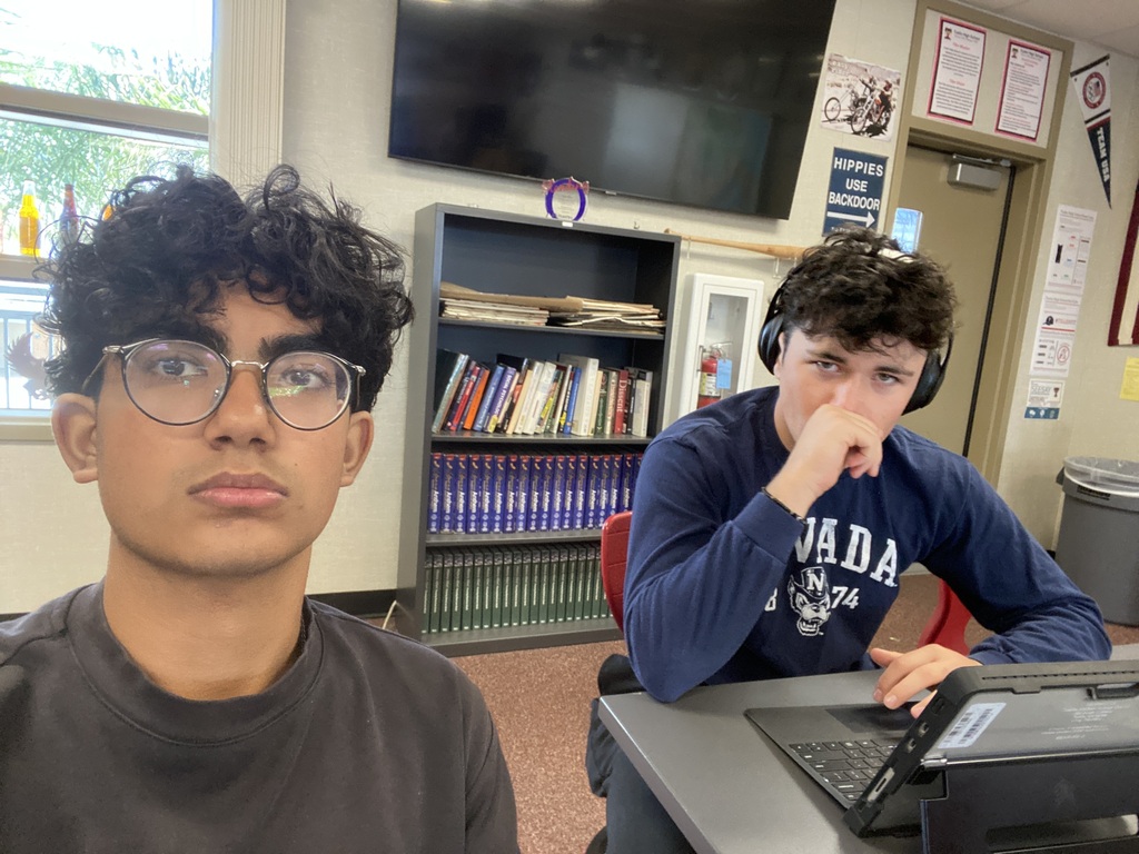 Me and Adam working on committee Research