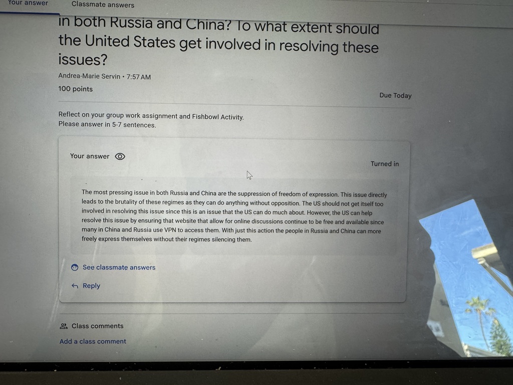 Preparing my speech