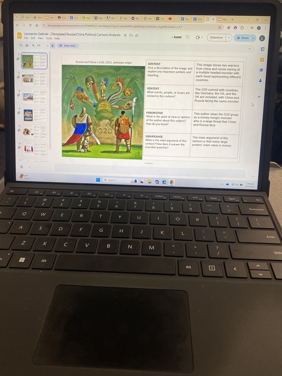 Working on MUN work. 💻📕