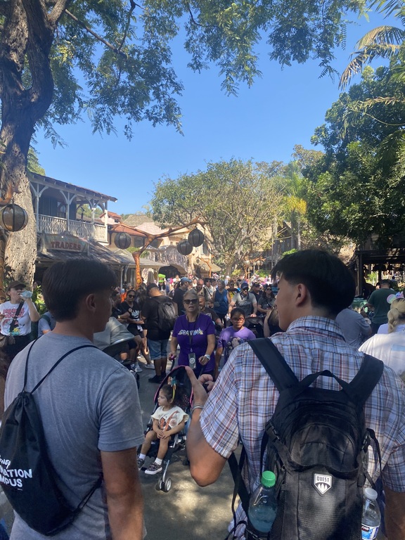 Me and my friends exploring Disneyland after our MUN workshop!