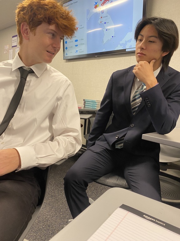 Discussing important battle strategies at our InHouse crisis conference!