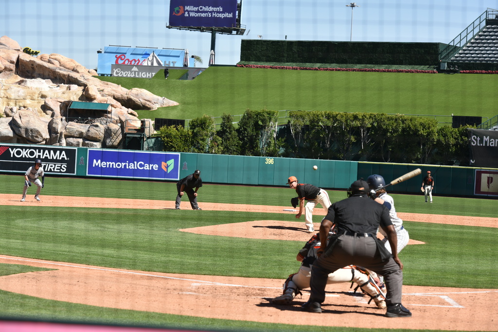 Beck on the mound.