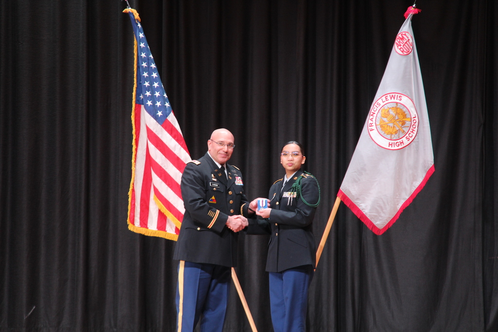 The Association of the United States Army Medal is awarded to a JROTC cadet who has demonstrated exceptional skill in training young cadets and preparing these students to be the next generation of leaders. Congratulations to c/CSM Micaella Javier for rec