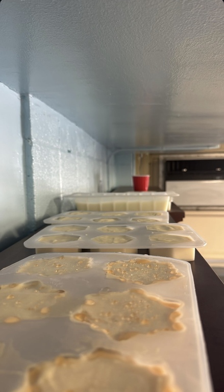 Soap in the molds— one final time!