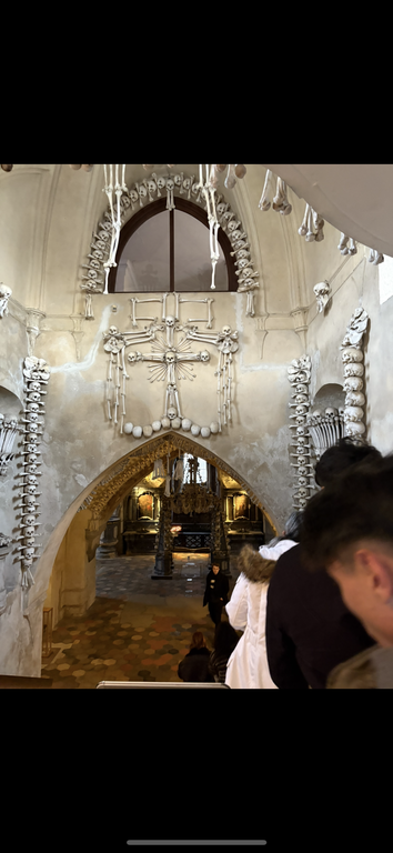 Bone Church in Sedlec!!! Great fun 🤩