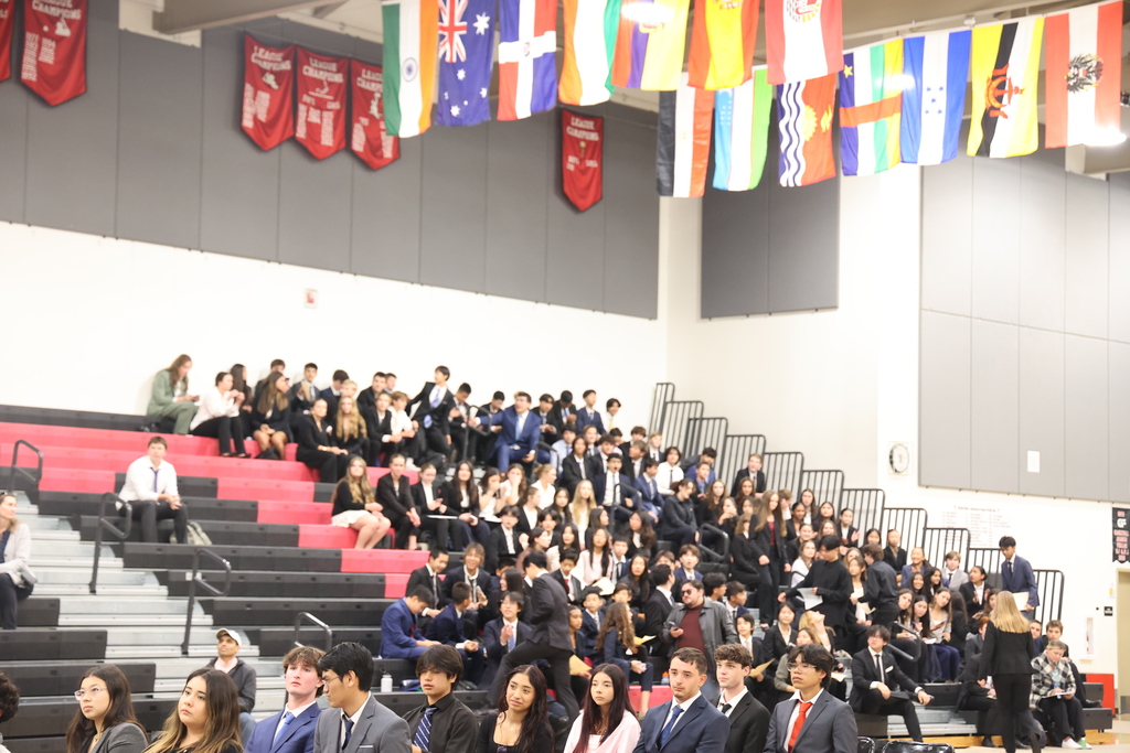 We had nearly 1000 students attend our THSMUN conference this year