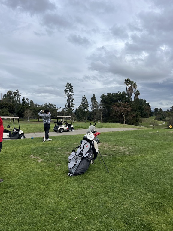 Nikko showing off his drive