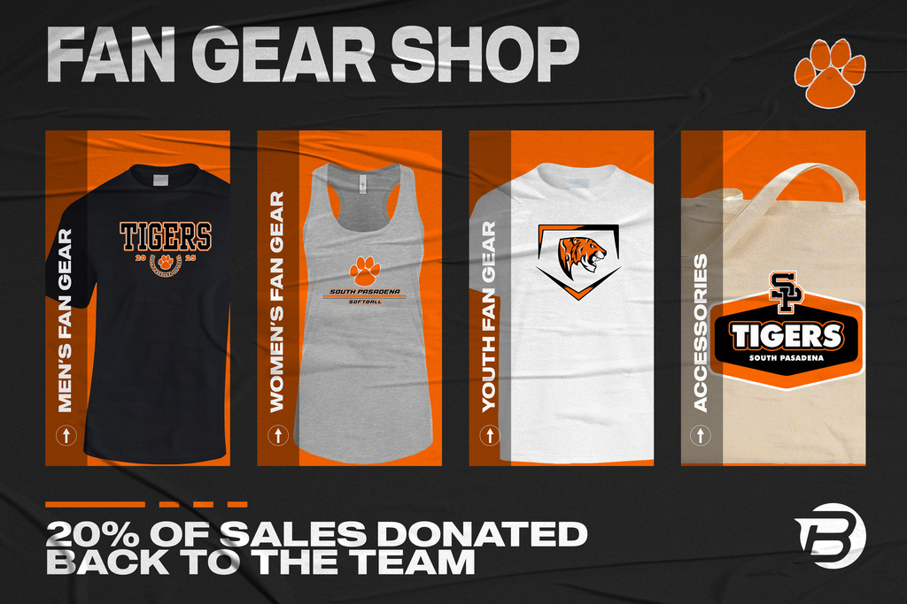 Your store is live! Shop your Fan Gear here: https://www.blastfangear.com/collections/south-pasadena-hs-softball-fan-store