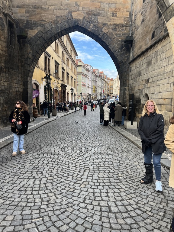 Touring the streets of Prague