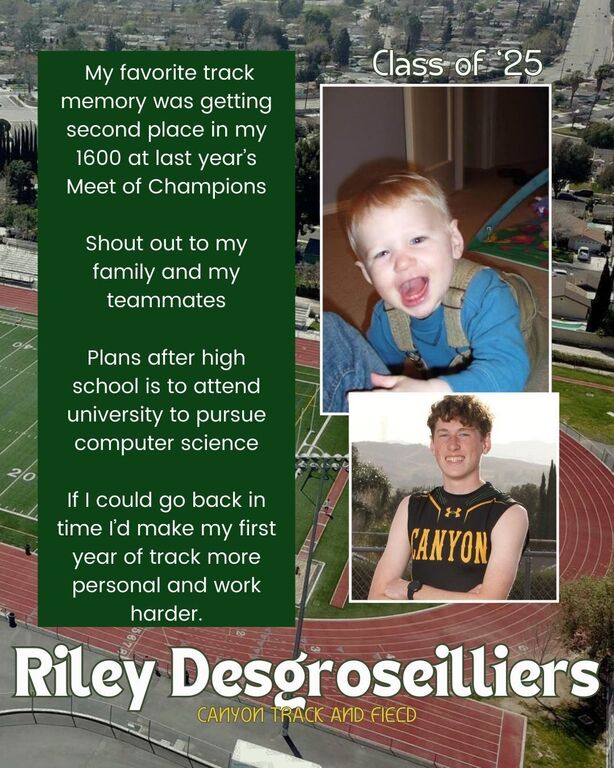 Thank you for your dedication, sacrifice and loyalty to our program. Thank You for the Memories!! Looking forward in seeing you do bigger and better things in your future!!