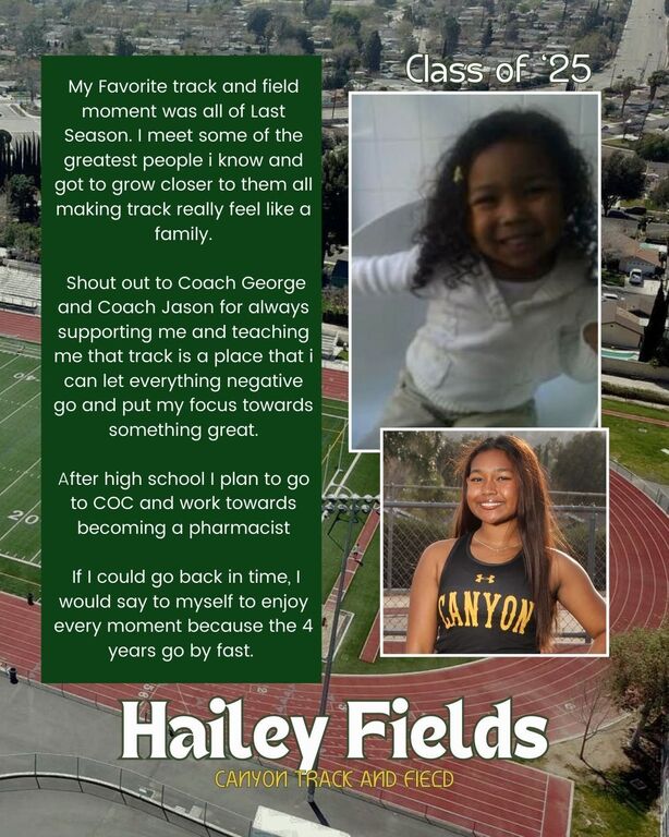 Thank you for your dedication, sacrifice and loyalty to our program. Thank You for the Memories!! Looking forward in seeing you do bigger and better things in your future!!