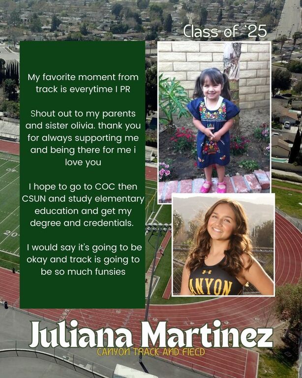 Thank you for your dedication, sacrifice and loyalty to our program. Thank You for the Memories!! Looking forward in seeing you do bigger and better things in your future!!