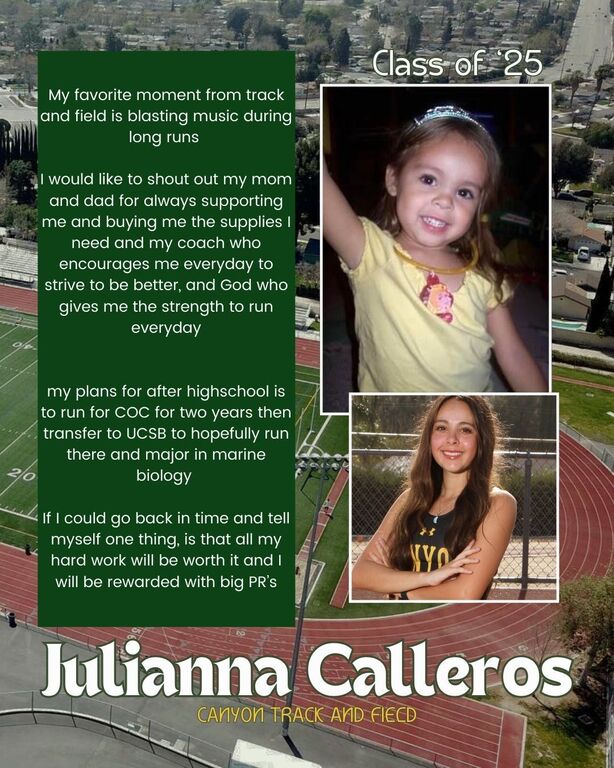 Thank you for your dedication, sacrifice and loyalty to our program. Thank You for the Memories!! Looking forward in seeing you do bigger and better things in your future!!