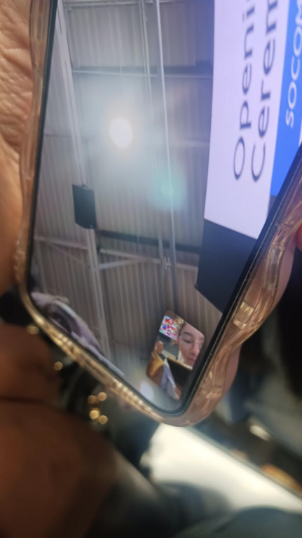 Facetiming a Tustin Chair during SOCOMUN