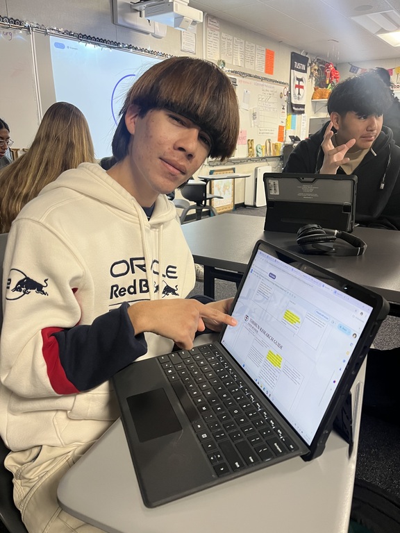 Looking at our debate notes!
