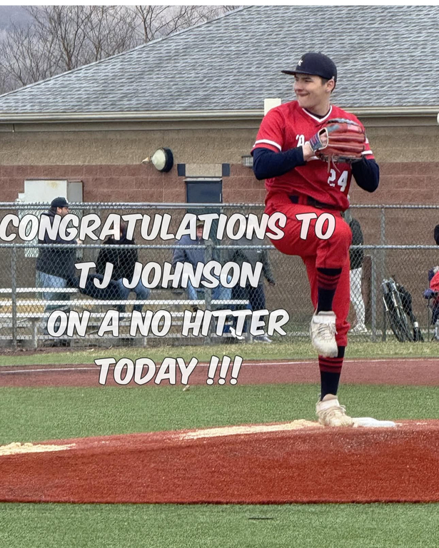 No Hitter!! Great Job TJ