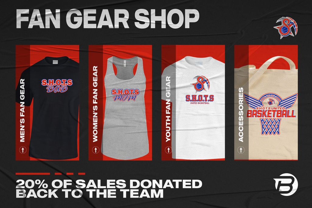 Your store is live! Shop your Fan Gear here: https://www.blastfangear.com/collections/s-h-o-t-s-united-basketball-fan-store