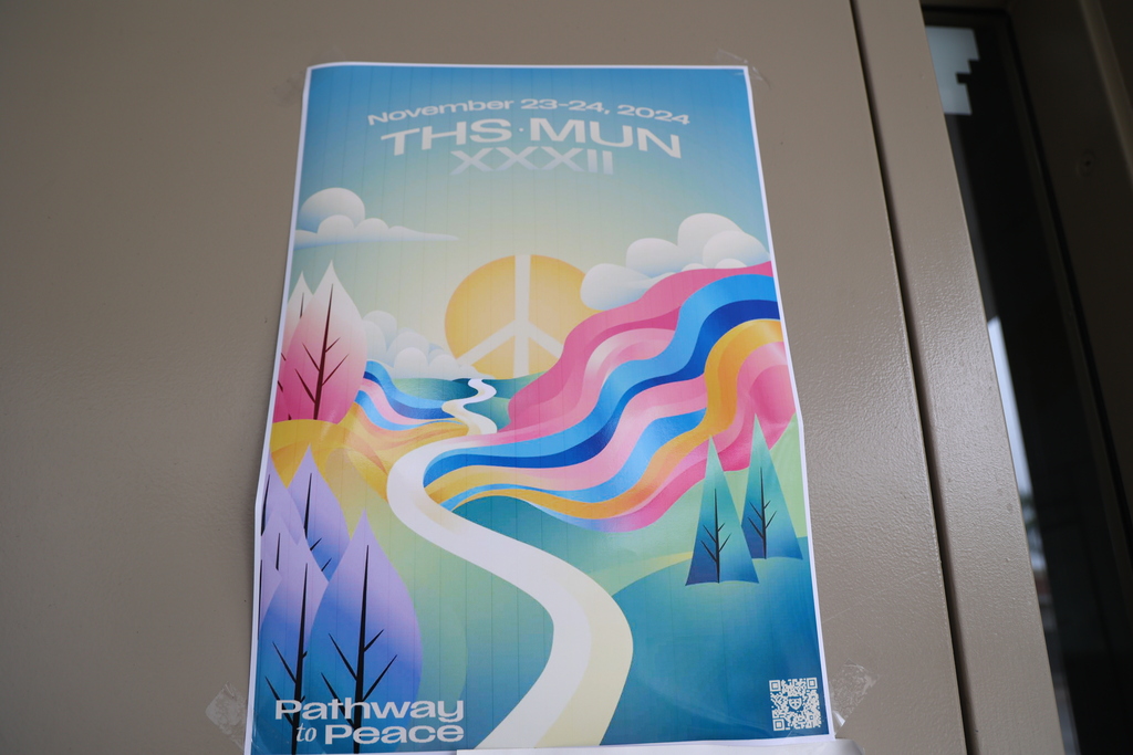 This was our amazing THSMUN conference poster for 2024
