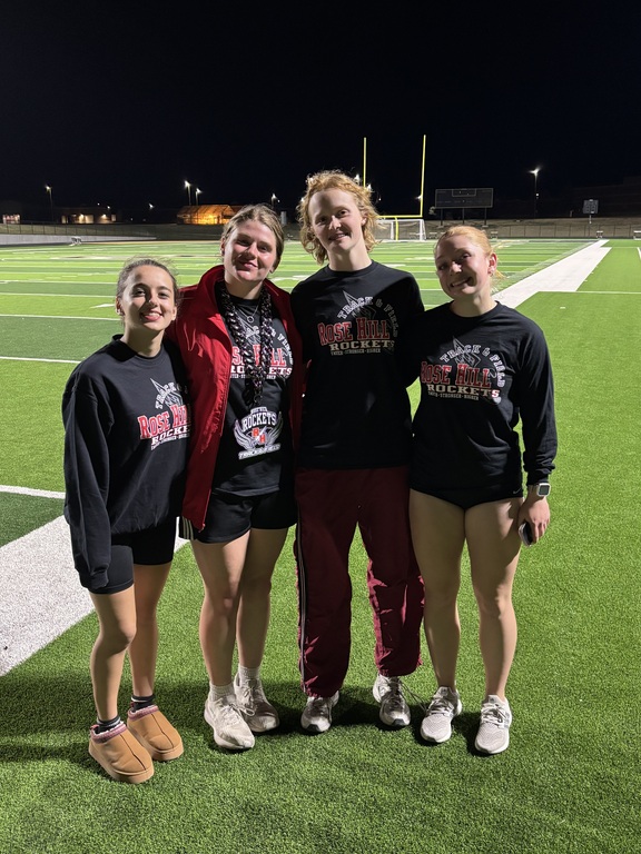 MVP’s of the Meet - Girl’s Throwers Relay

Paula Alsasua, Mady Barger, Addie Rockley, and Hannah Reeves combine to break the school record for this event tonight! Congrats ladies!!