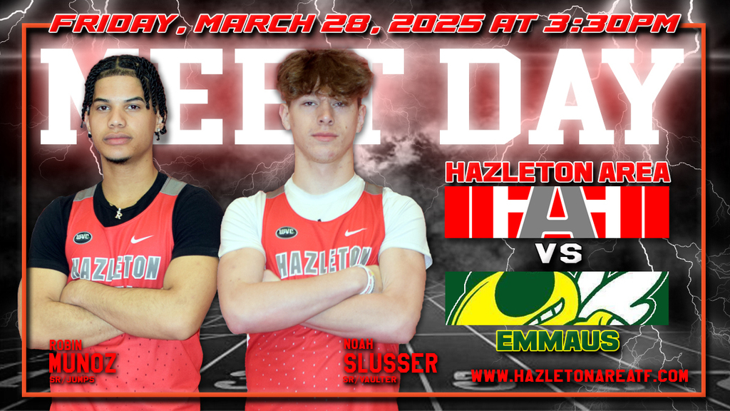 MEET DAY
VARSITY
EMMAUS HS (500 Macungie Ave, Emmaus, PA 18049)
3:30PM