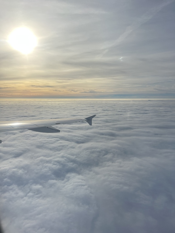 Landing in prague