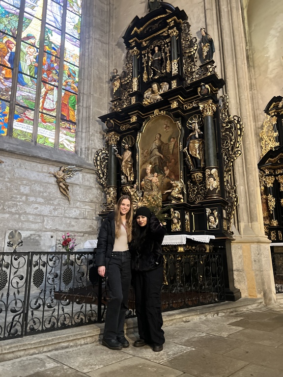 Me and aubry in church  at prague