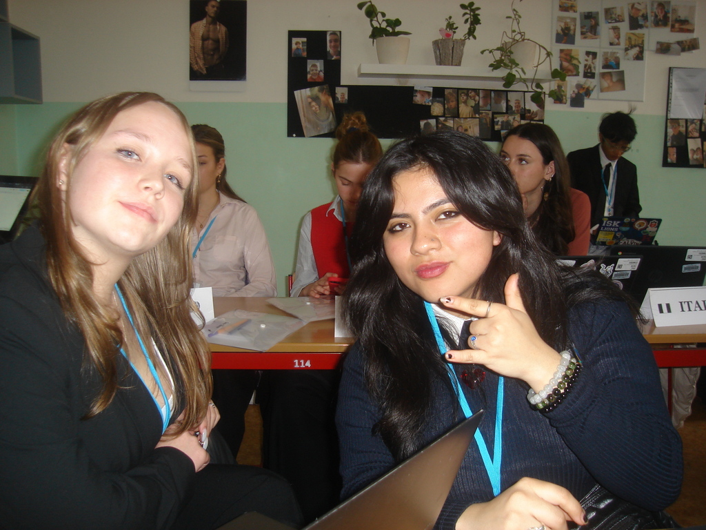 With mun delegates from Russia