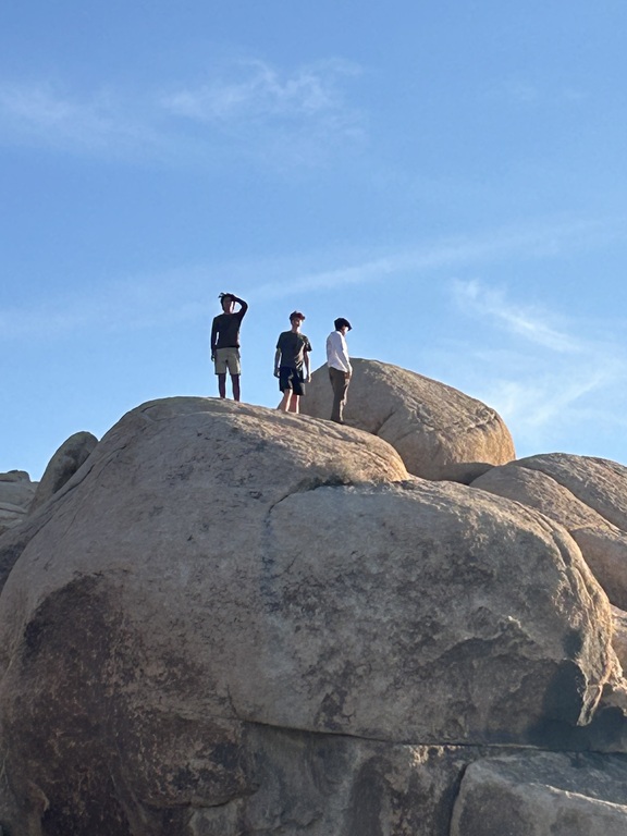 Me and Jeff and Dylan out exploring for our capstone