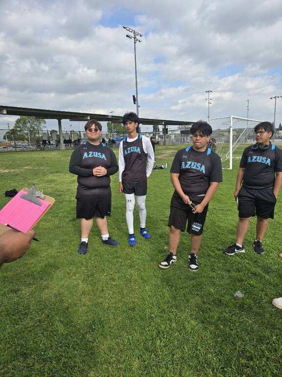 Some of the guys hanging out in between events