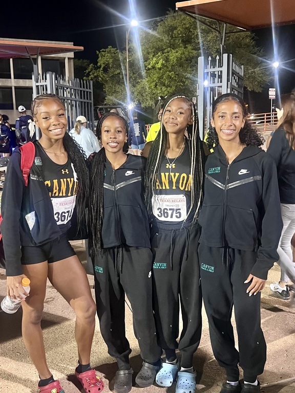 Update on the Texas Relays: New School Record by our 4x400 relay. Finished in 3rd place with a time of 3:47.13!! Let’s Go!!