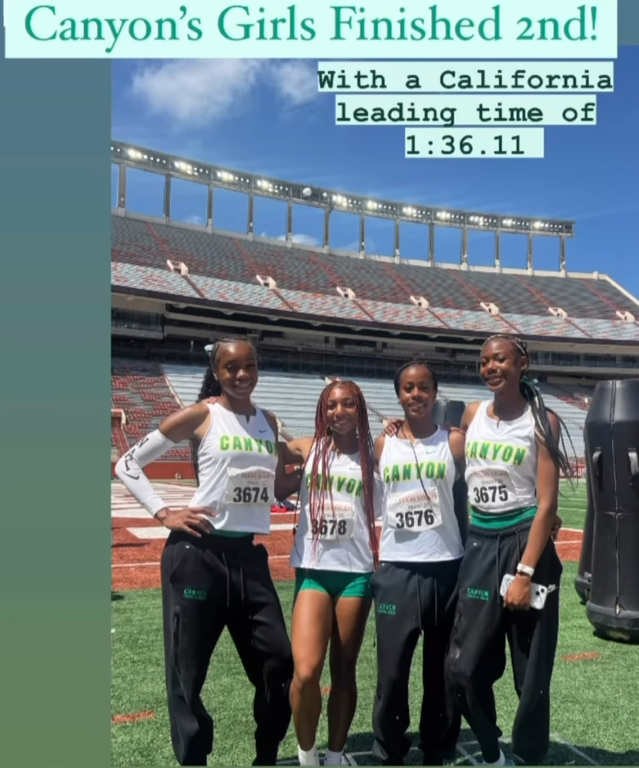 Texas Relays Day 2 update:

Our girls placed 2nd in the 4x200 finals and PR’d with a time of 1:36:11!! Let’s Go!!