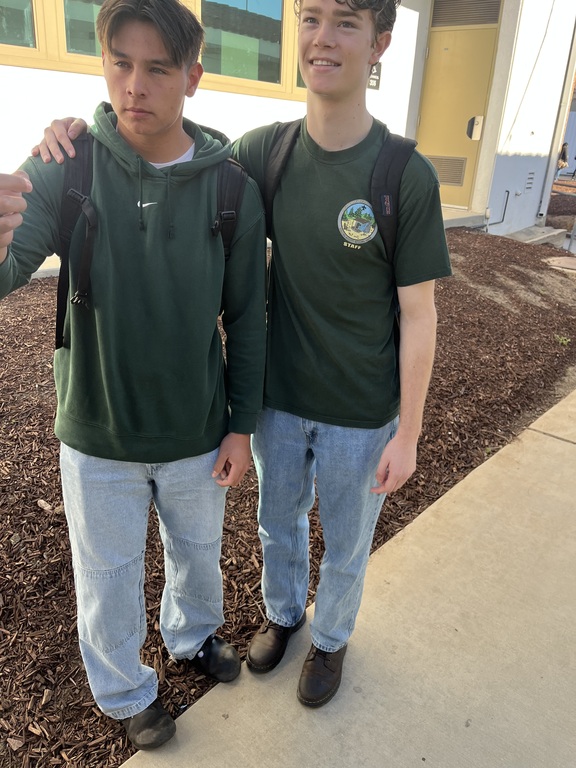 Our fellow mun students showing school spirit and matching