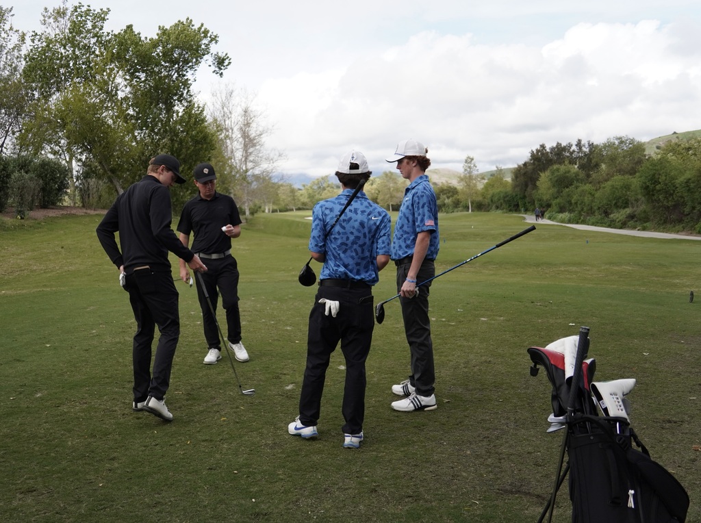 Every match starts with the players showing the ball they plan to play and what number is on that ball.