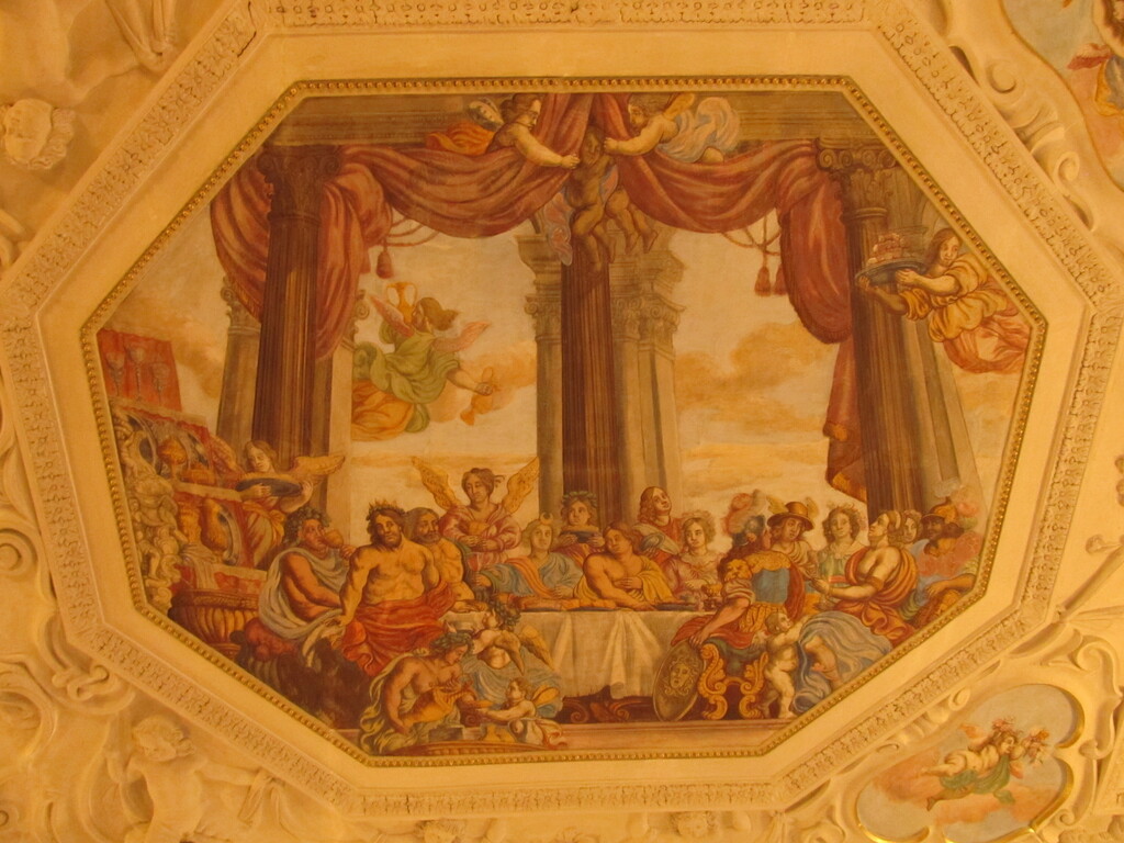 celling painting from Vienna museum tour!