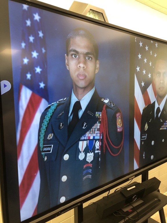 As the old battalion commander