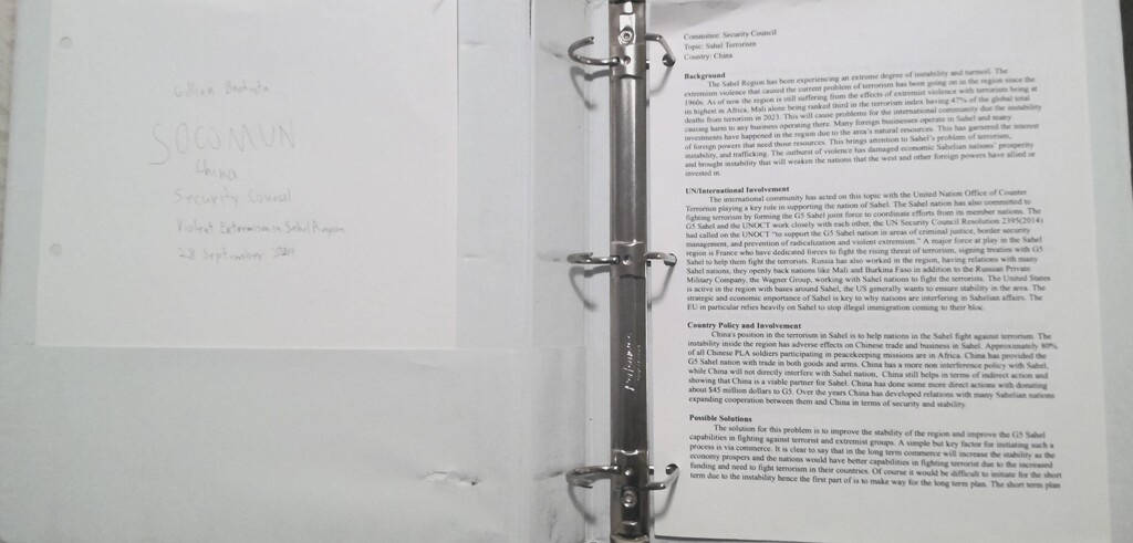 SOCOMUN Binder